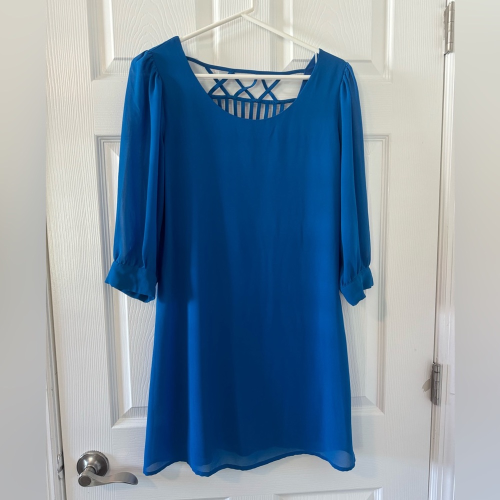 Blue dress